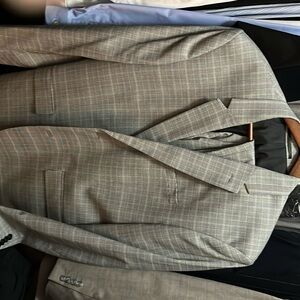 Mens plaid suit jacket and pants